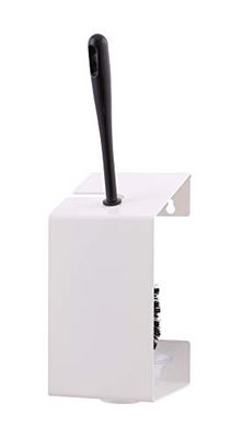 All Care 13205 MediQo-line Porte-brosse WC en acier inoxydable Blanc