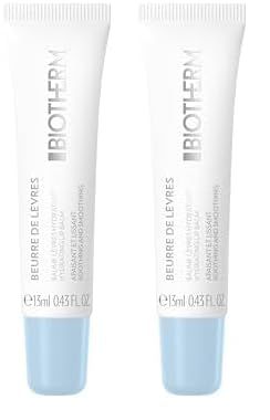 Biotherm, Beurre des Lèvres, Baume à Lèvres Hydratant, Apaise & Nourrit, Enrichi en Huiles Végétales, 13 ml (Lot de 2)