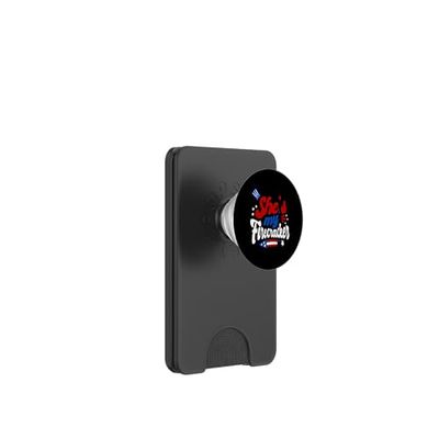 Ella es mi petardo - Pareja divertida 4 de julio PopSockets PopWallet para MagSafe