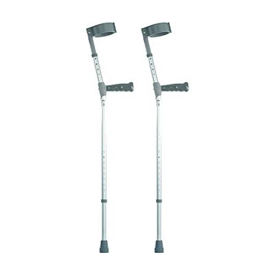 NRS Healthcare Double Adjustable Crutches with Plastic Handle - Extra Long - Pair
