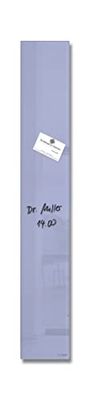 SIGEL GL109 Artverum Lavagna magnetica di vetro, lavanda, 12 x 78 cm, vetro di sicurezza
