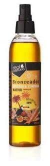 Real Natura - Óleo Bronzeador Urucum + Cenoura - Bronceado Intenso y Seguro LSF15 - Hidratación con Ingredientes Naturales - Resistente al Agua - 100 ml
