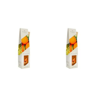 WAX LYRICAL Reed Diffuser 100ml,Mediterranean Orange (Pack of 2)