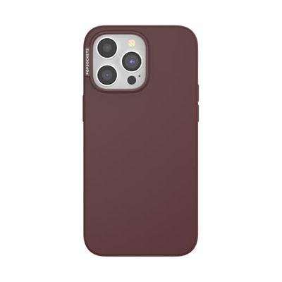 PopSockets Custodia per iPhone 15 Pro Max compatibile con MagSafe, custodia per iPhone 15 Pro Max, compatibile con ricarica wireless, solo custodia - Oxblood