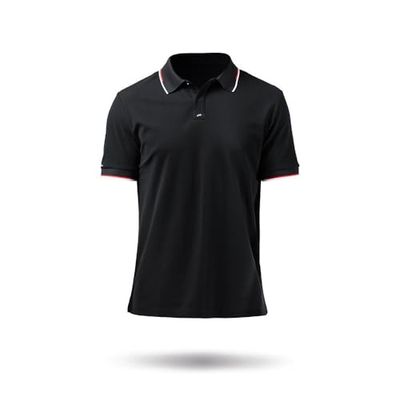 DISMARINA PLASTIMO Nuevo 2024-Tech Polo S/S Blk m-M, 71466 Other, Multicolor, One Size