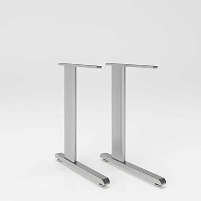 Phoenix Group NEO bureauvoet, metaal, zilver, set van 2