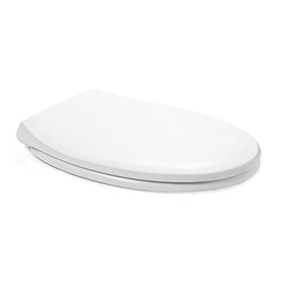 TATAY Sedile del WC Universale Comfort, de UF, Resistenza naturale ai batteri, nessuna proliferazione in presenza di umidità, lunga durata, Realizzatto en Chine, Colore Bianco, 38 x 5.2 x 45.8 cm