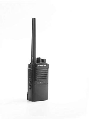 Dynascan r-77 – Ricetrasmettitore FM Portatile PMR 446, colore: Nero