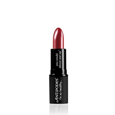 Oriental Bay Plum Moisture-Boost Natural Lipstick - Deep Purple Moisturising, Conditioning, Matte Texture - 4g