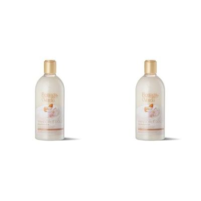 Bottega Verde - Mandorle Dolci, Bagnodoccia con Latte e Olio di Mandorle Dolci, 400 ml, Azione Addolcente e Setificante, Deterge con Delicatezza, per Pelli Normali (Confezione da 2)