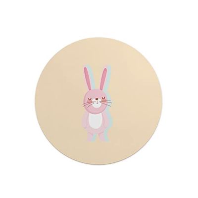 Questo Casa, Round Digital Printed Mouse Pad, Non-Slip Base, for Office and Home, Diameter:22cm