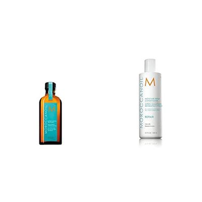 Moroccanoil Treatment Hair Oil, 100ml & Moisture Repair Conditioner