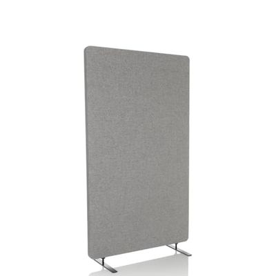 hjh OFFICE Scheidingswand FLEXMIUT STAND 100% PET + Polyester Lichtgrijs