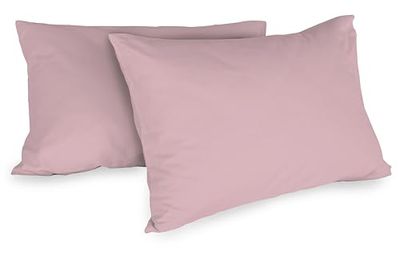 örngott i 100% bomull, 52 x 80, uppsättning av två, rosa, 0bed