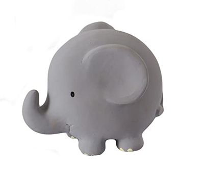 Tikiri Elefante Juguete de baño y mordedor, 0+ Meses, Gris