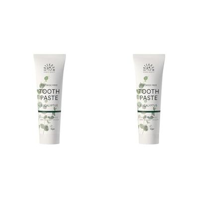 Urtekram - Pate dentifrice du Danemark-Eucalyptus (Lot de 2)