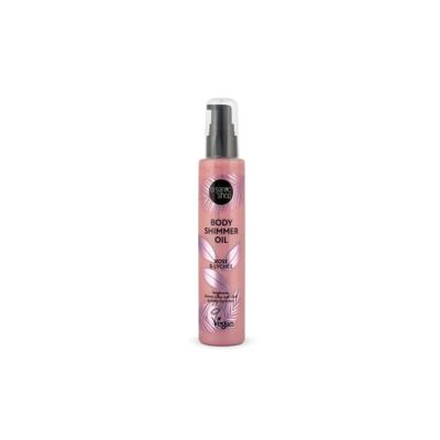 Organic Shop Body Shimmer Oil Rose & Lychee, 100 ml