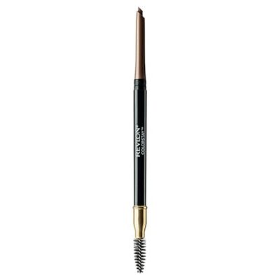 Revlon - ColorStay Perfilador de sobrancelhas, definição e enchimento, com escova para pentear e esculpir, resistente à água, 24 horas de durabilidade, tom 002, cor castanha macia