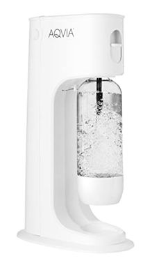 Aqvia Aireador de Agua equilibrado, Incluye Botella de Pet Libre de BPA (Blanco)