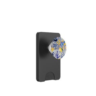 Italiano Europea Verano Preppy Beach Collage PopSockets PopWallet para MagSafe