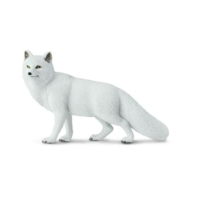 Safari Ltd Renard Arctique 13.3cm | Figurine animalière | Très Grande Taille | Non Toxique et sans BPA | Convient aux Enfants de 3 Ans et Plus