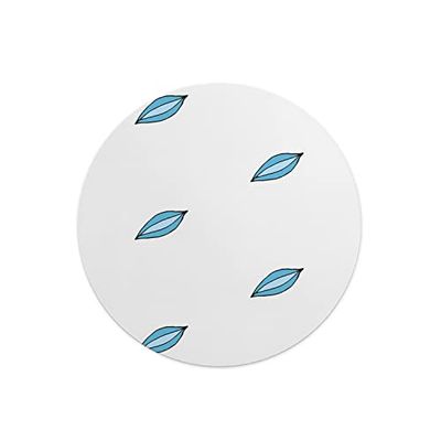 Questo Casa, Tapis de Souris Rond imprimé numérique avec Fond antidérapant pour Bureau et Maison Diamètre 22 cm
