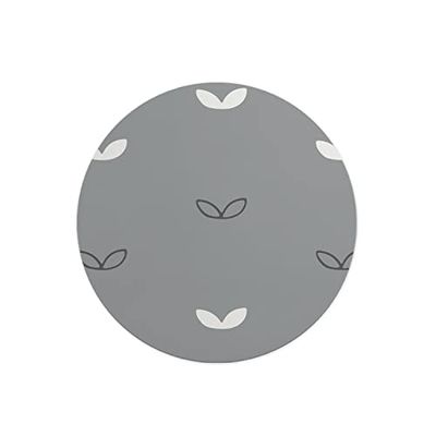 Questo Casa, Tapis de Souris Rond imprimé numérique avec Fond antidérapant pour Bureau et Maison Diamètre 22 cm