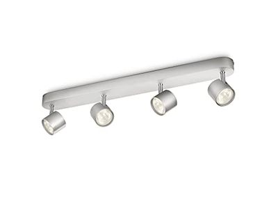 Philips Lighting Iluminação Star, 3 W, cinzento, 4 pontos de luz alumínio