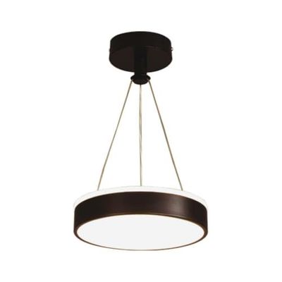V-TAC VT-7765 lampadario led rotondo a sospensione nero 12W circolare anello sospeso 4000K 240mm - SKU 6931