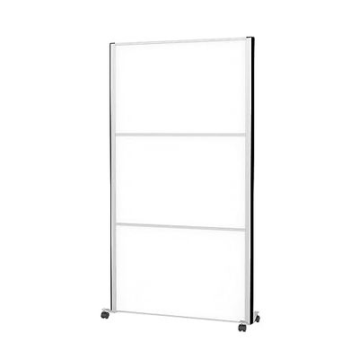 MAUL MAULconnecto - Cloison de Séparation - 180 x 100 cm - Tableau Blanc - Séparateur de Pièce pour Bureau et Bureau à Domicile - Séparateur de Pièce Autonome avec Roulettes - Idéal Comme Brise-Vue et