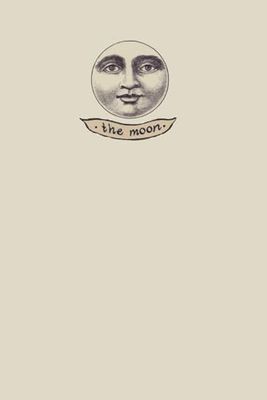 vintage moon Journal, 120 Blank white Page Journal, diary, notebook