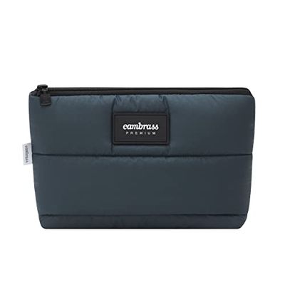 Cambrass – Toalettväska för förvaring av baby toalettsaker – babyväska med dragkedja – arrangör väska för toaletttoalettväska Urban olive 6x28x20 cm