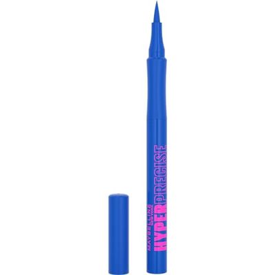 Maybelline New York - Eyeliner ultra preciso, punta precisa, tenuta 24 ore, senza trasferimento, Hyper Precise Eyeliner 720 Cobalt