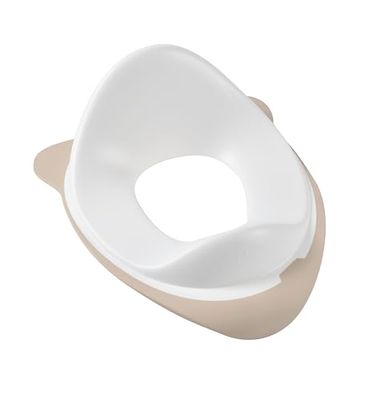 BÉABA, Toiletverkleiner, wc-verhoger voor kinderen, toiletbril met bevestigingshaak, antislip design, ergonomisch, onderhoudsvriendelijk, kleiaarde