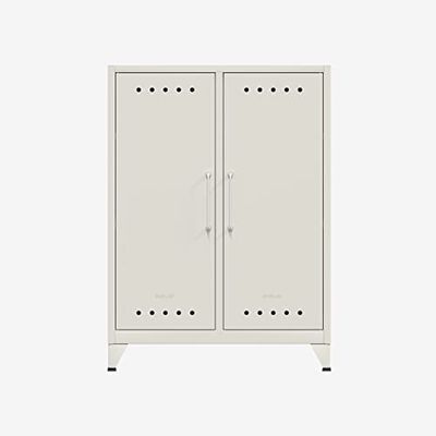 BISLEY Buffet Moyen à Distance, Acier, 696 Blanc de Circulation, Fern