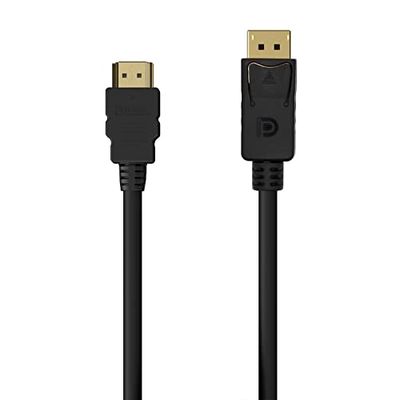 Kabel Converter AISENS A125-0550 DISPLAYPORT MACHO HDMI MACHO 50CM NEGRO