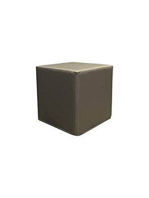 PanQube Modul 8-D-KH Pufa Verona 45 - Taburete para niños (sin bordado, 45 x 45 x 45 cm), color caqui