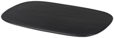 Broste Copenhagen Vils 55000013 - Plato para servir (gres, 30 x 22 x 1 cm), color negro