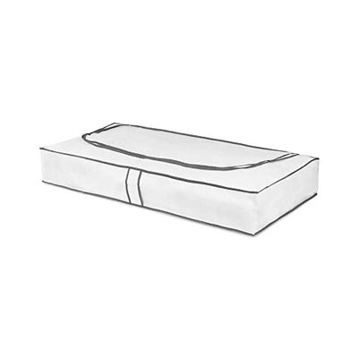 Compactor Housse de rangement sous lit Blanc 108 x 45 x H.15 cm