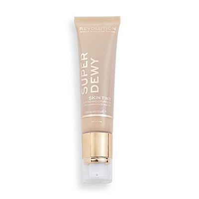 Makeup Revolution Super Dewy Skin Tint Moisturizer - Medium 55 ml