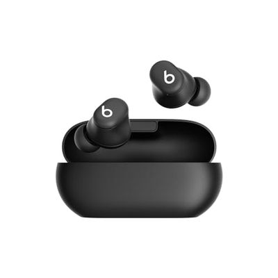 Beats Solo Buds – bezprzewodowe Bluetooth słuchawki douszne | 18 godzin odtwarzania | Zgodność z urządzeniami Apple i Android | Wbudowany mikrofon – matowy czarny