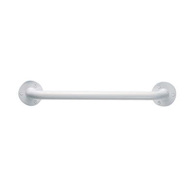 TATAY Rechte witte steungreep, 40 cm, roestvrij staal, gelakt