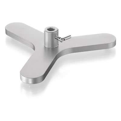 Usbeck Trípode para barras de hasta 13 mm, brida, 80 mm de longitud