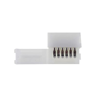 RGBW CCT Clip – Conector para RGBW + CCT faixa LED; conector para 12 mm 6 pinos (Pin) RGBW riscas