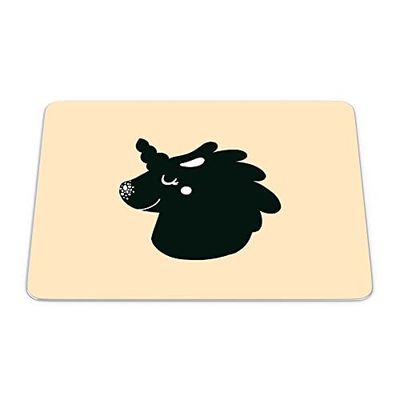 Bonamaison, Rectangle Pop Art Digital Printed Mouse Pad, Non-Slip Base, for Office and Home, Size: 22 x 18 cm