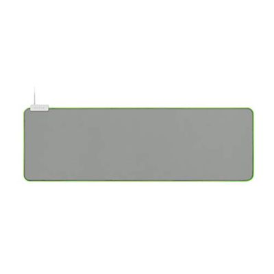 Razer Goliathus Extended Chroma Gaming Mouse Pad: Customizable Chroma RGB Lighting - Soft, Cloth Material - Balanced Control & Speed - Non-Slip Rubber Base - Mercury White