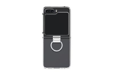 Samsung Galaxy Official Clear Case with Ring for Z Flip5