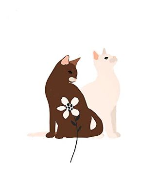 Komar Pyramid International - Póster decorativo para pared (40 x 50 cm), diseño de gatos