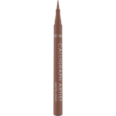 Catrice Calligraph Artist Mate Liner, delineador de ojos, n.º 010, marrón, resultado inmediato, color intenso, mate, vegano, sin micropartículas de plástico, sin nanopartículas, sin perfume, 1 unidad