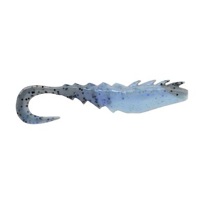 Berkley Gulp!® Nemesis Prawn Curl Tail; leurre Souple pour la pêche en Eau salée pour Les prédateurs; Dispersion maximale du Parfum; Parfait pour Jigging & Slow Retrieve, 12.5cm, Peppered Prawn